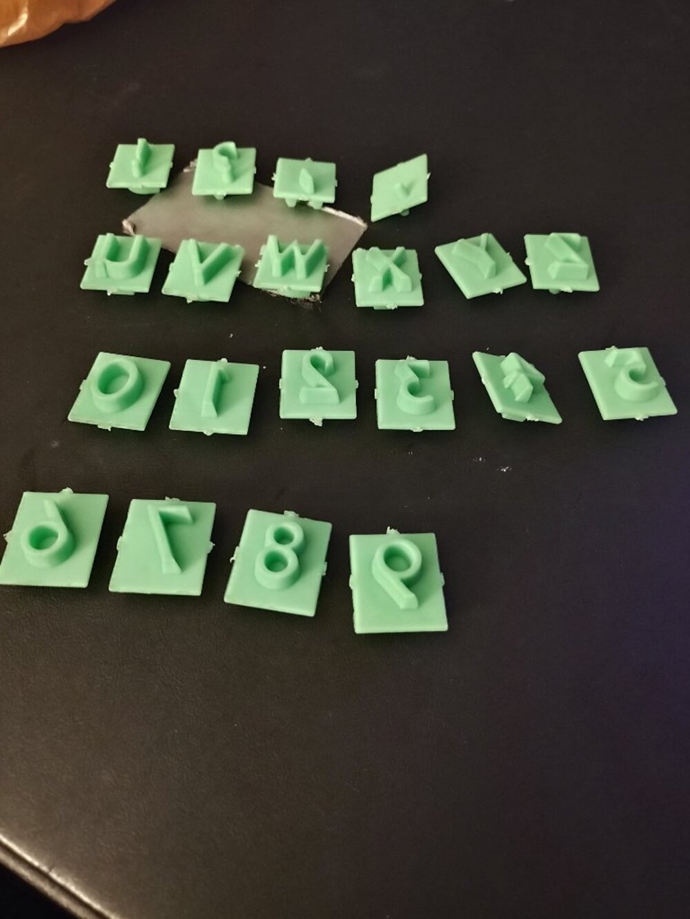 Polymer Clay Letter and Number Stamps